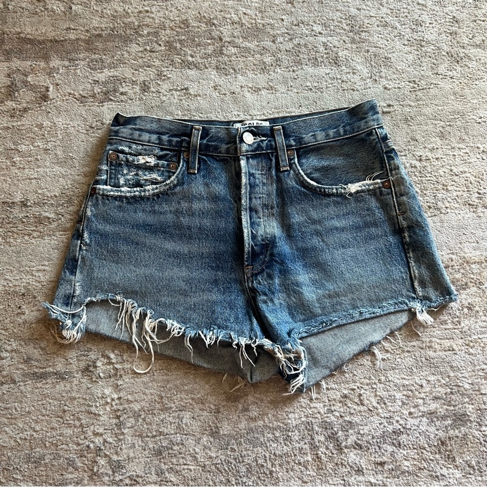 AGOLDE Parker Denim Shorts